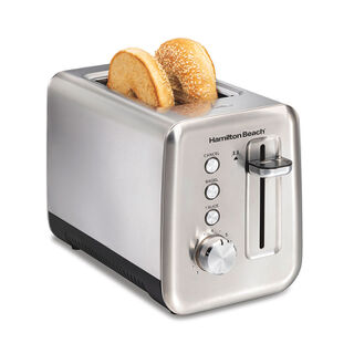 Sleek Stainless Steel 2 Slice Toaster (22721)