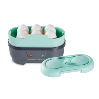 Egg Bites Maker with Hard-Boiled Eggs Insert, Teal (25511)