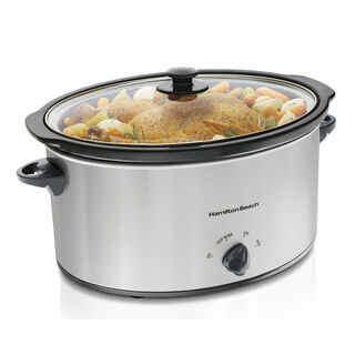6 Quart Slow Cooker Chorme (33167)
