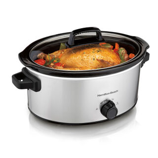 6 Quart Oval Slow Cooker (33665G)