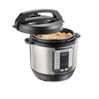 QuikCook™ 8 Quart Pressure Cooker, Stainless (34508)