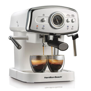 Slide & Lock™ Espresso Maker, White (40731)