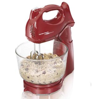 Power Deluxe™ 6 Speed Hand/Stand Mixer, Red (64699G)
