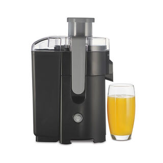 HealthSmart® Compact Juice Extractor, Black & Grey (67502)