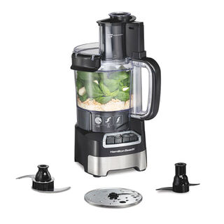 12-Cup Stack & Snap™ Food Processor, Black & Stainless (70755)
