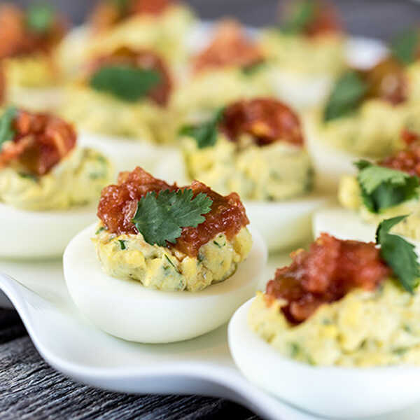 Recipe for Avocado Deviled Eggs