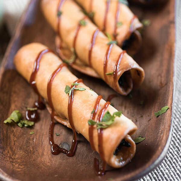 Recipe for BBQ Chicken Taquitos