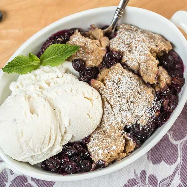 Recipe for Slow Cooker Blueberry Cobbler