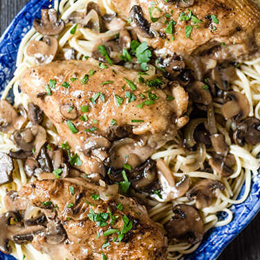 Recipe for Slow Cooker Chicken Marsala