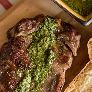 Recipe for Sous Vide Steak with Chimichurri Sauce