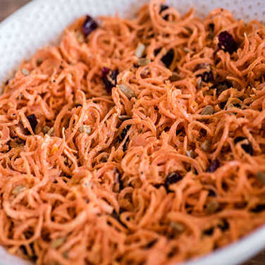 Recipe for Spiralizer Orange Ginger Carrot Slaw
