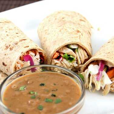 Recipe for Slow Cooker Asian Chicken Wraps