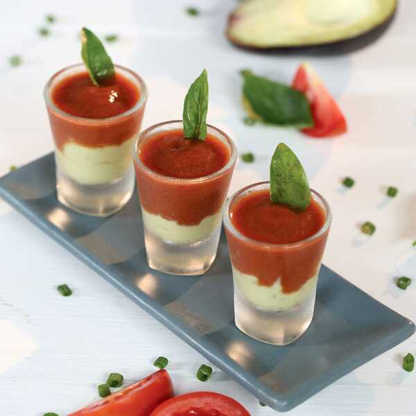 Recipe for Avocado Tomato Shots