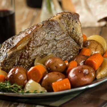 Recipe for Slow Cooker Beef Roast with Vegetables 