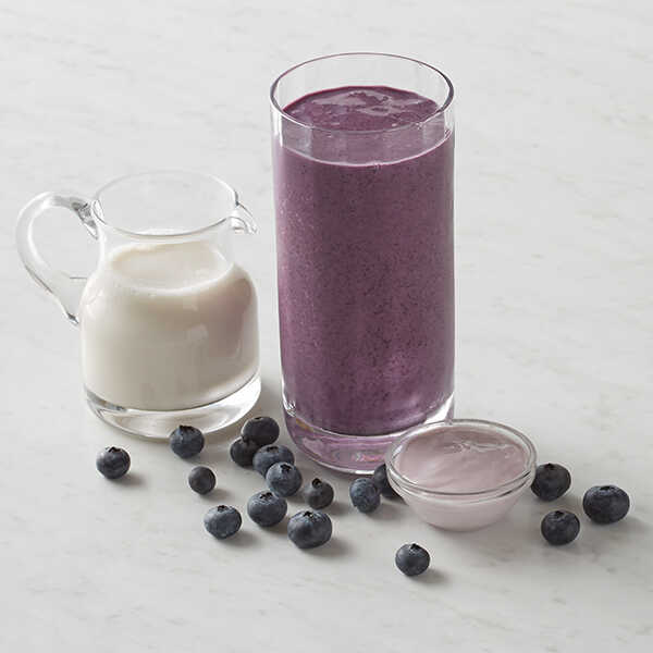 Recipe for Bananas for Blueberries Smoothie