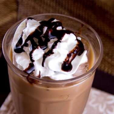 Recipe for Caramel Mocha Iced Coffee for Personal Brewer