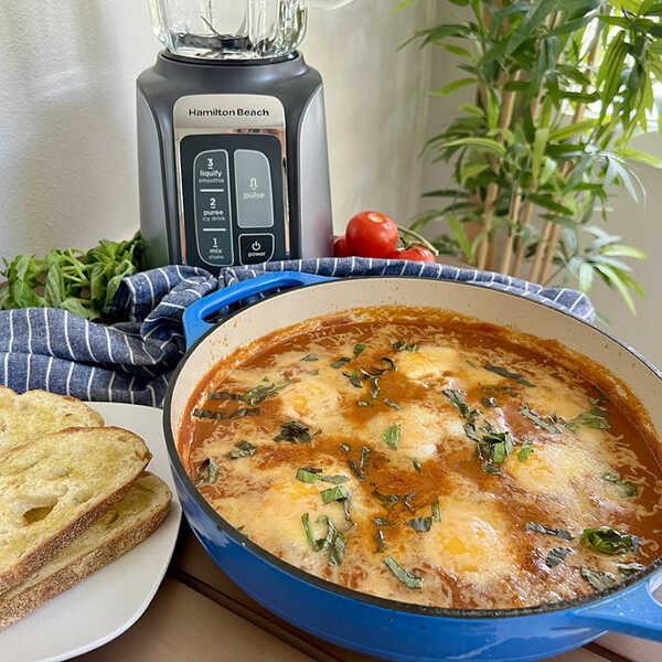 Recipe for Cheesy Eggs in Purgatory Recipe