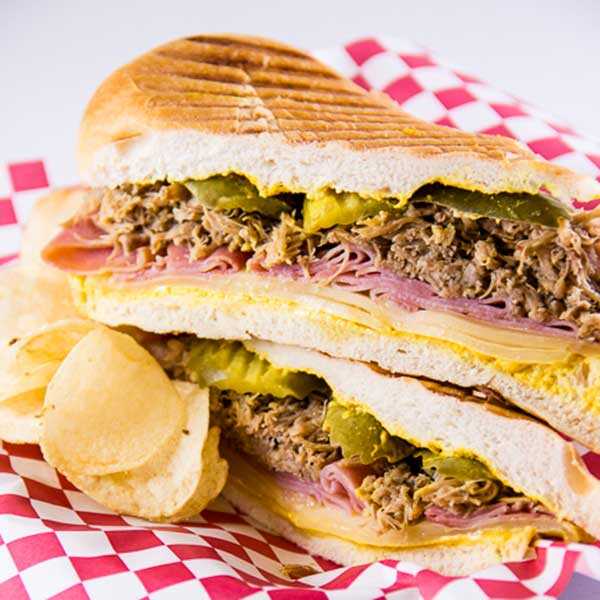 Recipe for Slow Cooker Cuban-Style Shredded Pork Panini