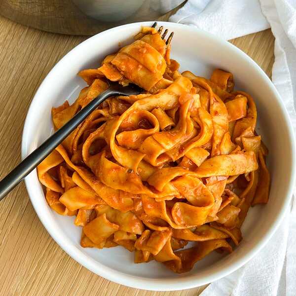 Recipe for Dairy-Free Homemade Vodka Pasta