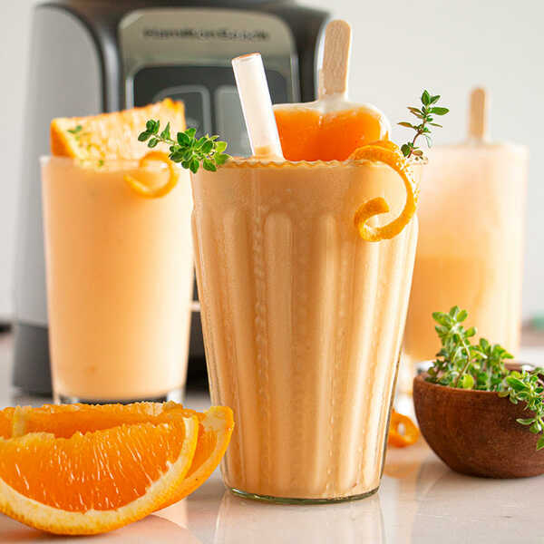Recipe for Frozen Orange Creamsicle Vodka Cocktail Recipe