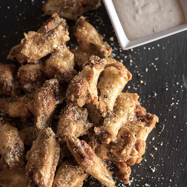 Recipe for Garlic Parmesan Chicken Wings 