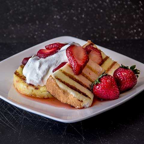 Recipe for Grilled Angel Food Cake with Strawberries