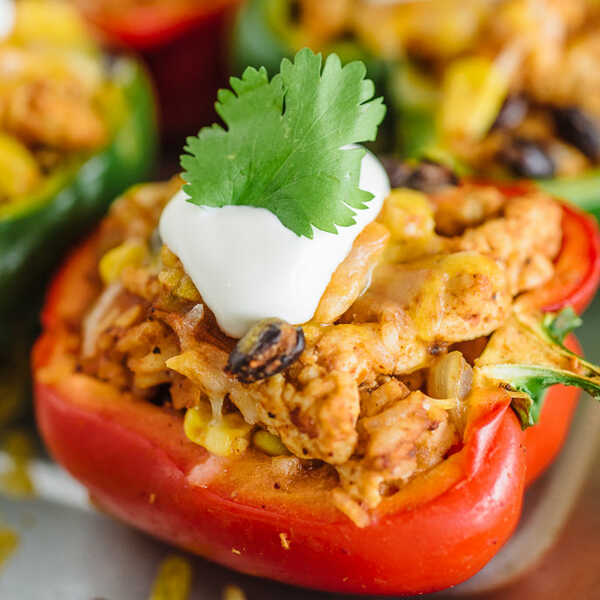 Recipe for Healthy Southwest Stuffed Peppers