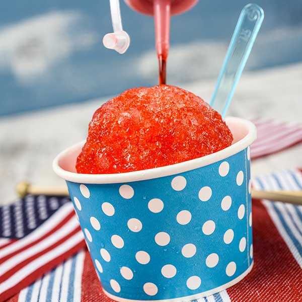 Recipe for Homemade Snow Cones