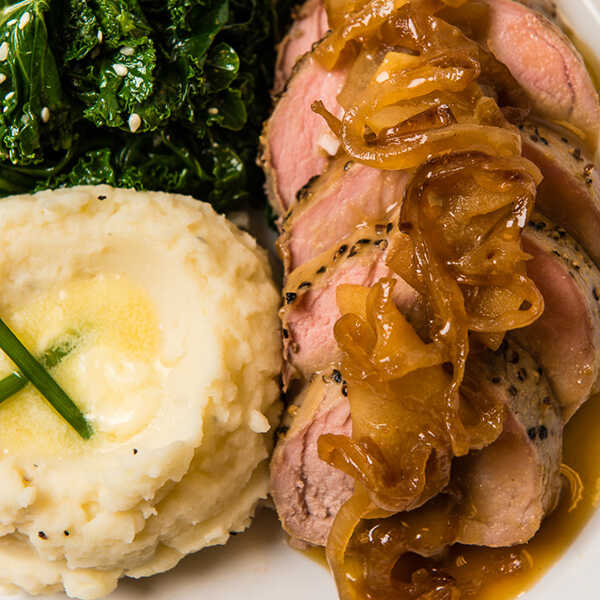 Recipe for Honey Mustard Glazed Pork Tenderloin