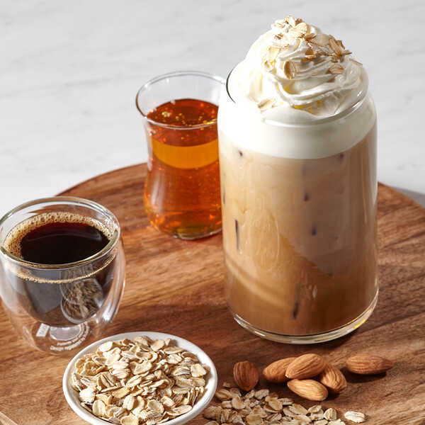 Recipe for Honey Almond Oat Milk Cold Brew Coffee