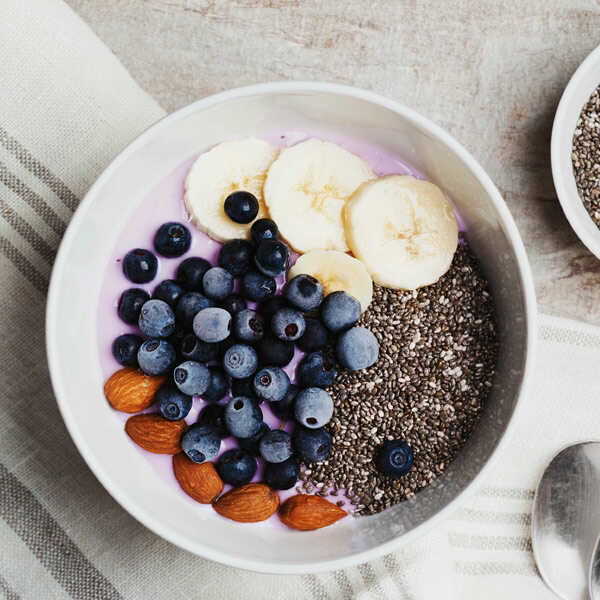 Recipe for Blueberry Smoothie Bowl