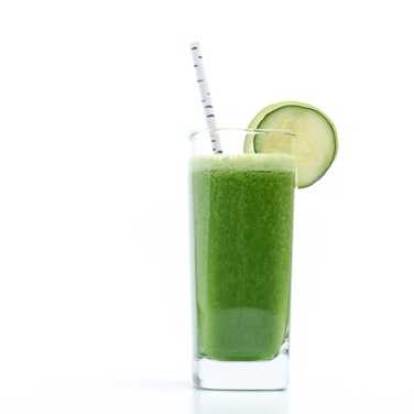 Recipe for Kale Cucumber Cilantro Green Juice