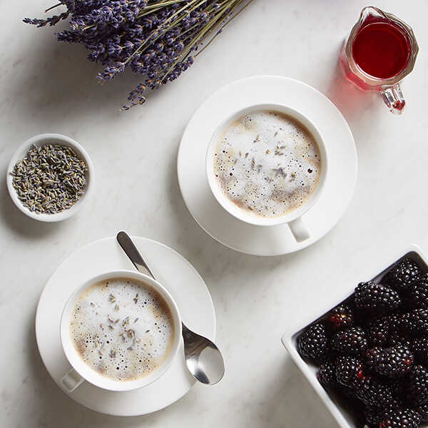 Recipe for Lavender Blackberry Latte