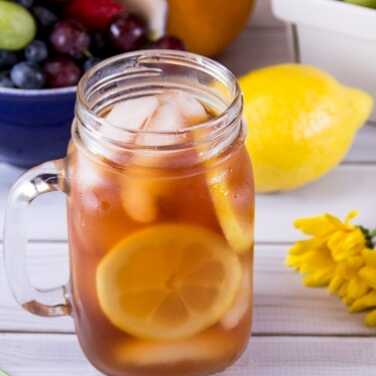 Recipe for Lemon Honey Iced Tea for Personal Brewer