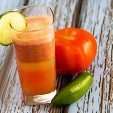 Recipe for Spicy Cucumber Tomato Juice