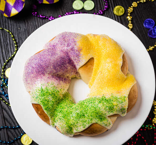 Recipe for Mardi Gras King Cake