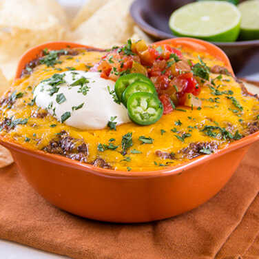 Recipe for Hot Mexican Bean Dip