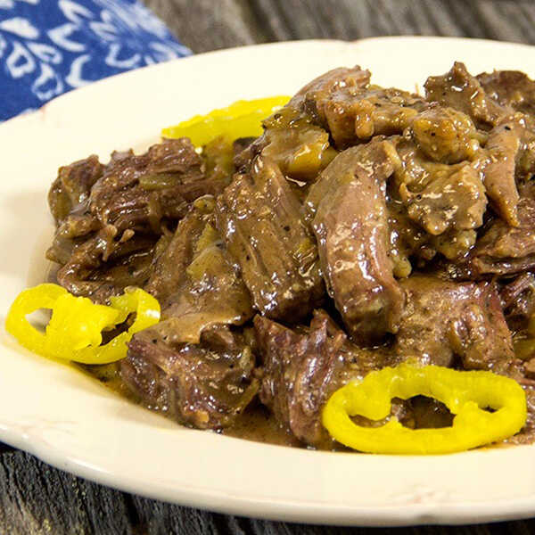 Recipe for Slow Cooker Mississippi Roast