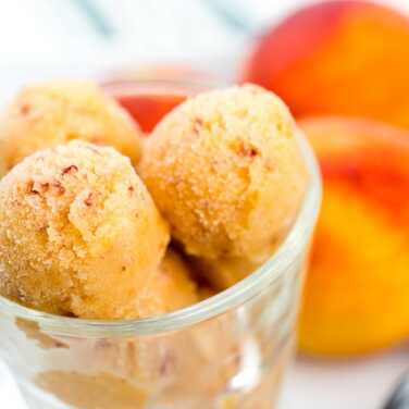 Recipe for Non-Dairy Peaches and Coconut Frozen Treat