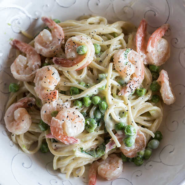 Recipe for One-Pot Shrimp Alfredo