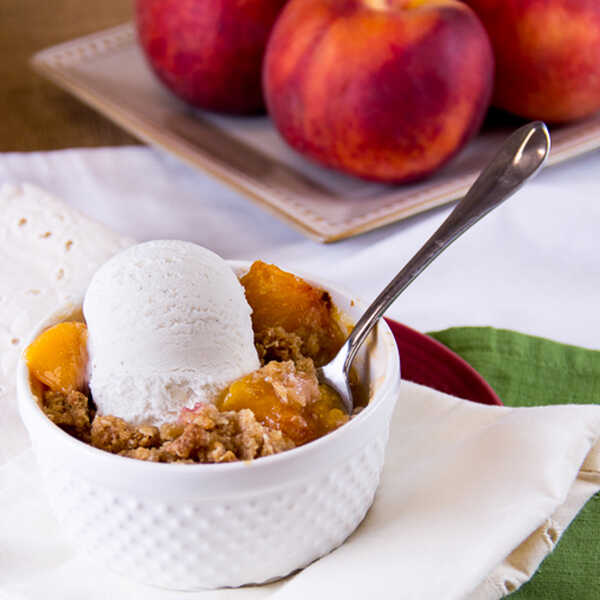 Recipe for Ginger Peach Crisp
