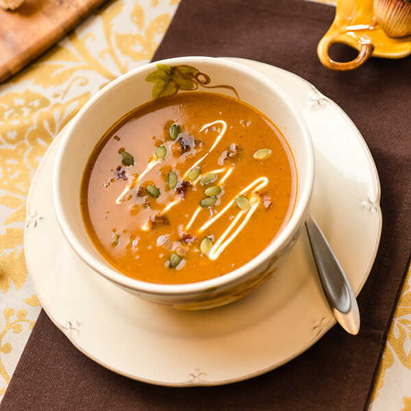 Recipe for Slow Cooker Savory Pumpkin Soup