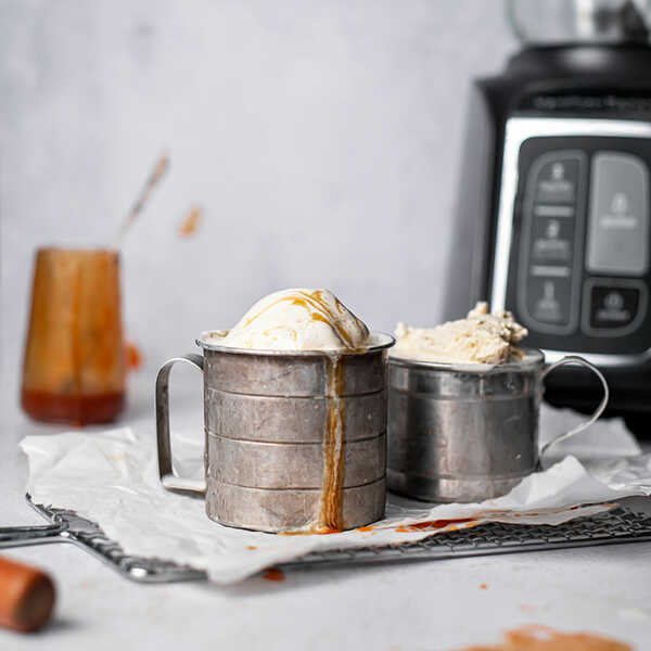Recipe for Salted Caramel Cheesecake Cottage Cheese Ice Cream Recipe