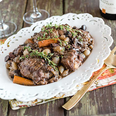 Recipe for Slow Cooker Coq au Vin
