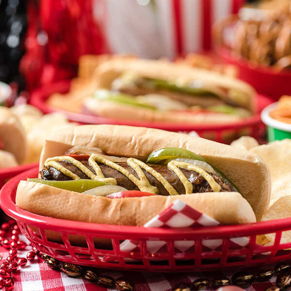 Recipe for Slow Cooker Brats, Peppers and Onions in Beer
