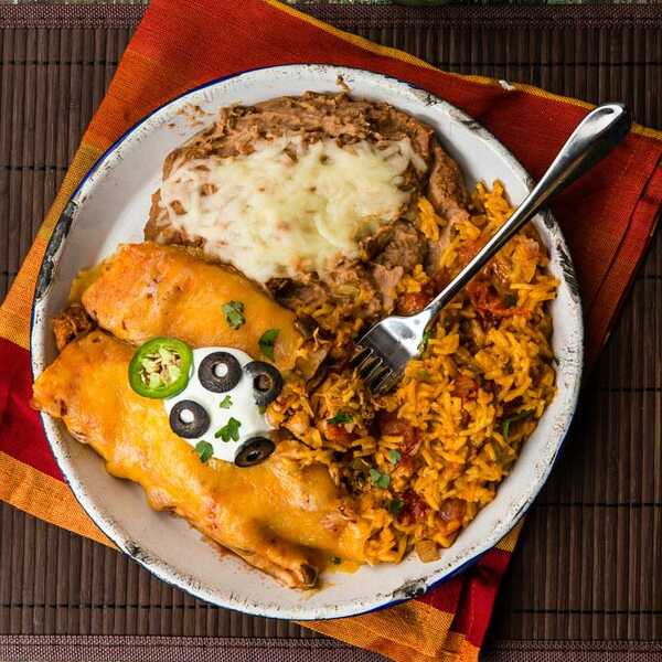 Recipe for Slow Cooker Chicken Enchiladas