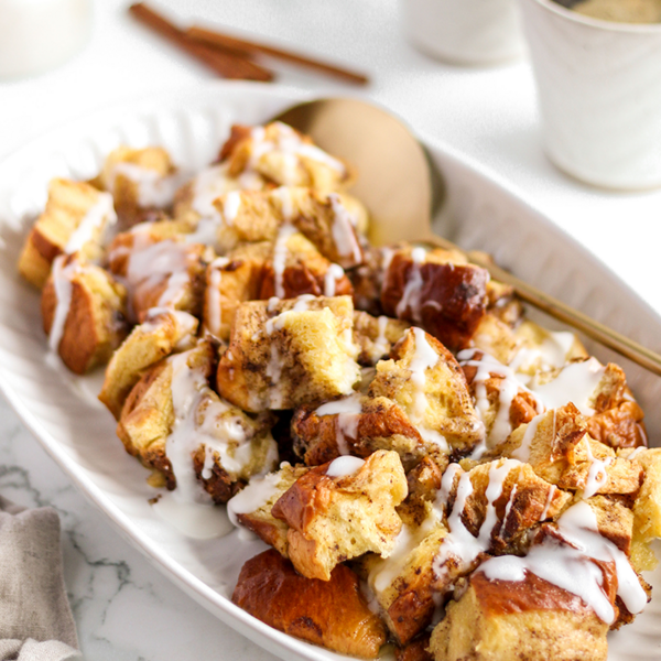 Recipe for Slow Cooker Cinnamon Bread Pudding 