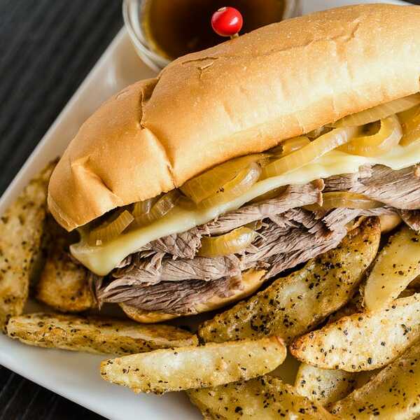 Recipe for Slow Cooker French Dip Sandwiches