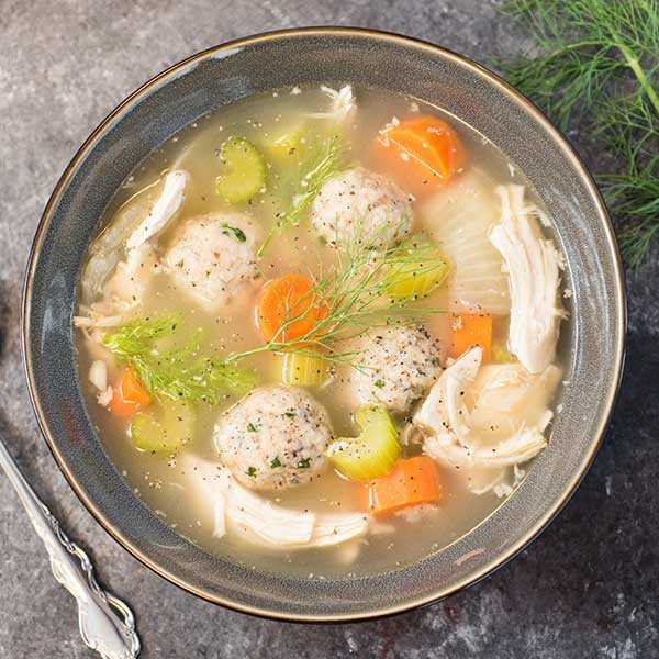 Recipe for Slow Cooker Easy Matzo Ball Soup