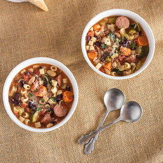  Recipe for Slow Cooker Minestrone with Kale & Kielbasa 